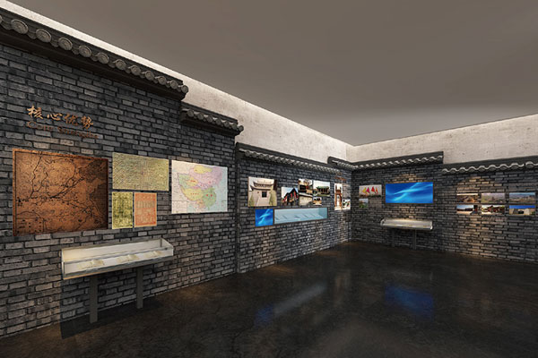 西安展览公司展厅设计文化墙内容与空间布局的高度统一